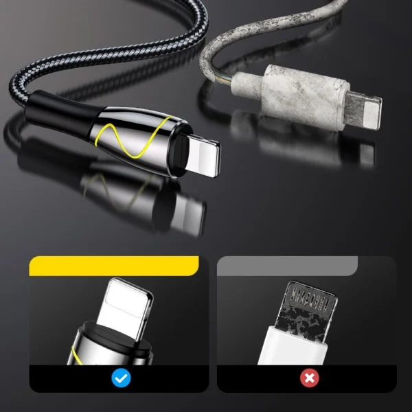 Joyroom Mermaid Series K6 USB-A / Lightning 2.4A cable 2m - blackeng