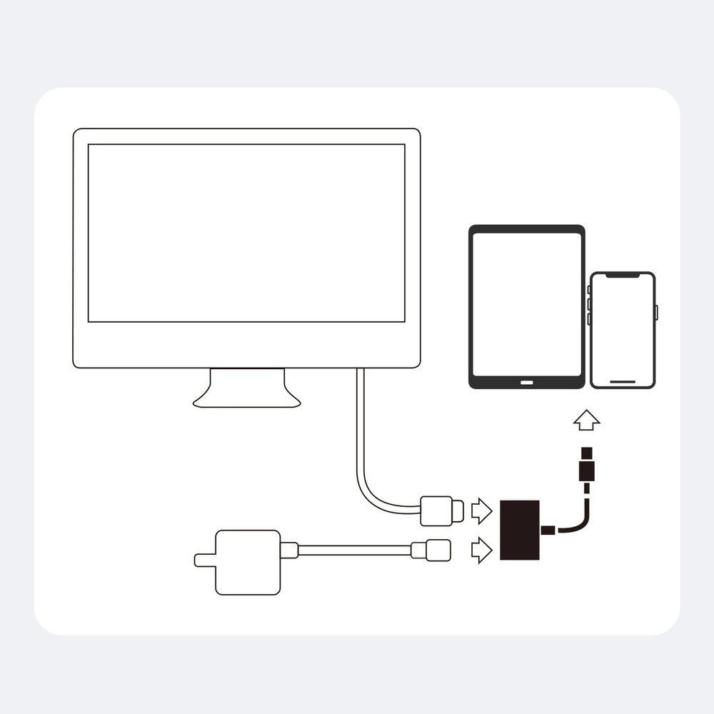 Joyroom S-H141 Lightning (male) - HDMI FullHD 1080p 60Hz (female) / Lightning (female) adapter - whiteeng