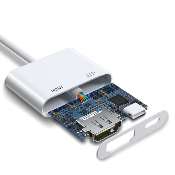 Joyroom S-H141 Lightning (male) - HDMI FullHD 1080p 60Hz (female) / Lightning (female) adapter - whiteeng
