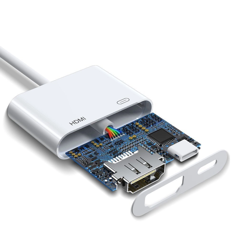 Joyroom S-H141 Lightning (male) - HDMI FullHD 1080p 60Hz (female) / Lightning (female) adapter - whiteeng
