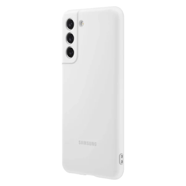 Samsung Silicone Cover Flexible Gel Case for Samsung Galaxy S21 FE white (EF-PG990TWEGWW)eng