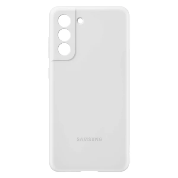 Samsung Silicone Cover Flexible Gel Case for Samsung Galaxy S21 FE white (EF-PG990TWEGWW)eng