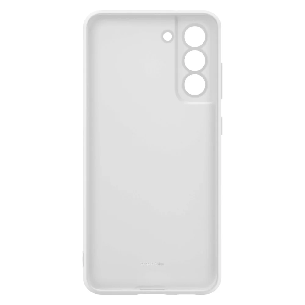 Samsung Silicone Cover Flexible Gel Case for Samsung Galaxy S21 FE white (EF-PG990TWEGWW)eng