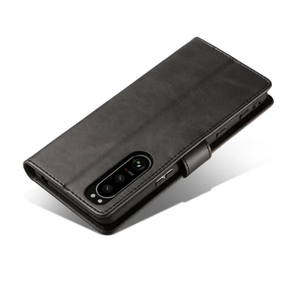 Magnet Case elegant case cover cover with a flap and stand function for Sony Xperia 1 III blackeng