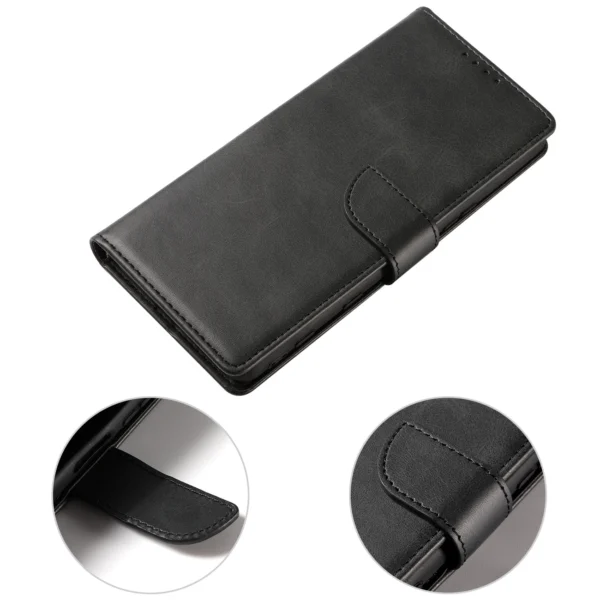 Magnet Case elegant case cover cover with a flap and stand function for Sony Xperia 1 III blackeng