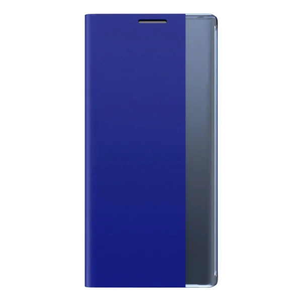 Sleep Case Bookcase Type Case with Smart Window for iPhone 13 Pro blueeng