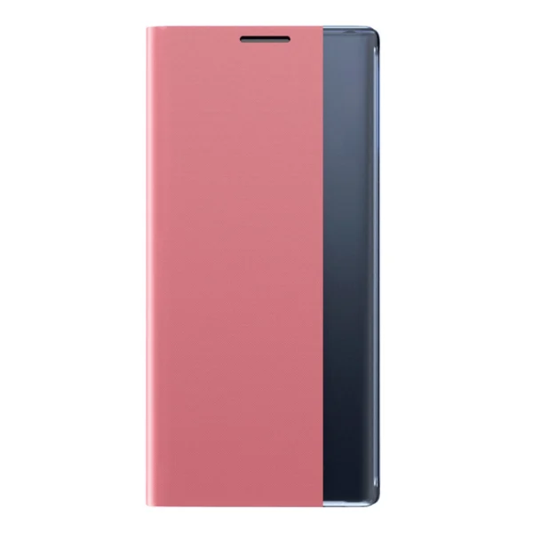 Sleep Case Bookcase Type Case with Smart Window for iPhone 13 Pro pinkeng