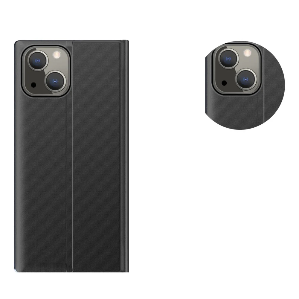 Sleep Case Bookcase Type Case with Smart Window for iPhone 13 pinkeng