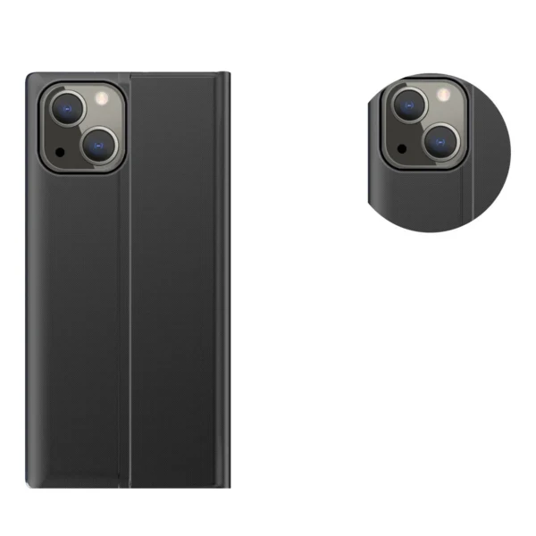 Sleep Case Bookcase Type Case with Smart Window for iPhone 13 pinkeng