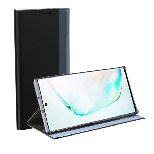 Sleep Case Bookcase Type Case with Smart Window for iPhone 13 mini blueeng