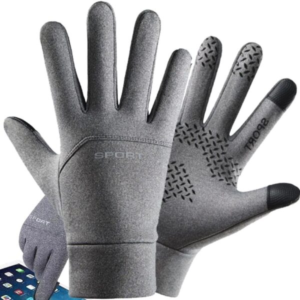 Winter gloves insulated with smartphone function size XL RC-K-1180 gray