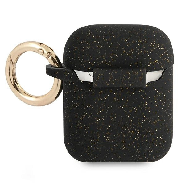 Guess GUA2SGGEK AirPods cover black/black Silicone Glittereng