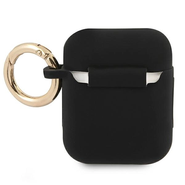 Guess GUA2SSSK AirPods cover black/black Silicone Vintage Scripteng