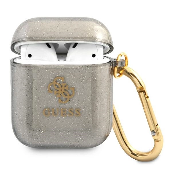 Guess GUA2UCG4GK AirPods cover black/black Glitter Collectioneng