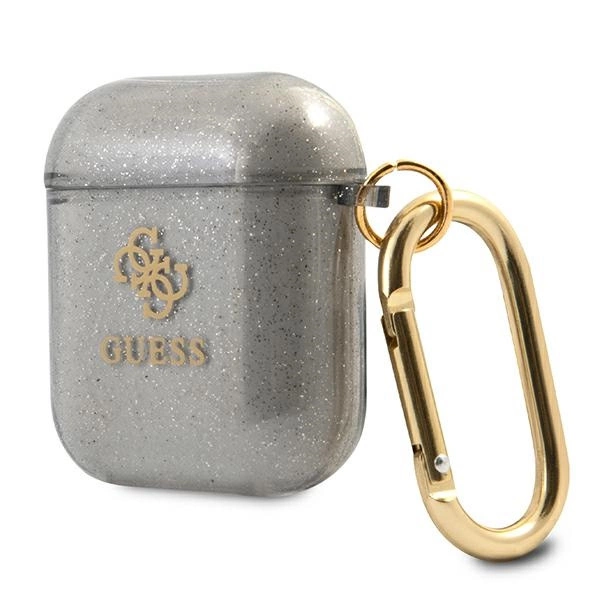 Guess GUA2UCG4GK AirPods cover black/black Glitter Collectioneng