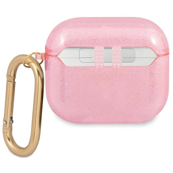 Guess GUA3UCG4GP AirPods 3 cover pink/pink Glitter Collectioneng
