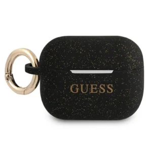 Guess Silicone Glitter Case for AirPods Pro - Blackeng
