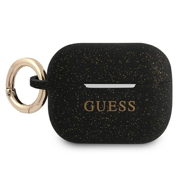 Guess Silicone Glitter Case for AirPods Pro - Blackeng
