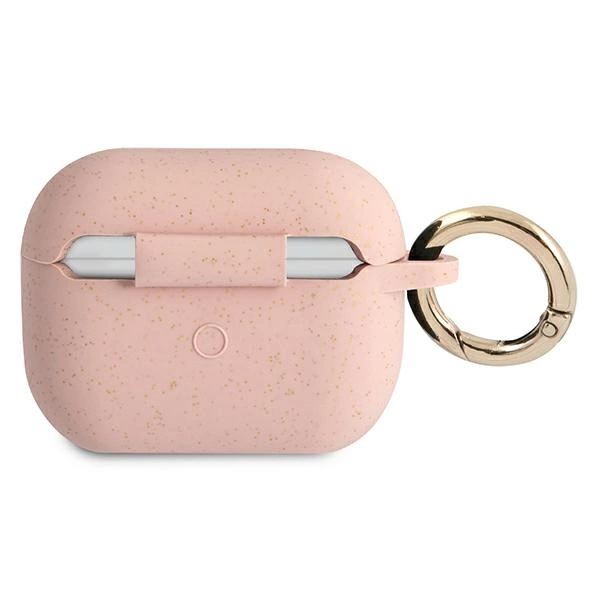 Guess GUAPSGGEP AirPods Pro cover pink/pink Silicone Glittereng