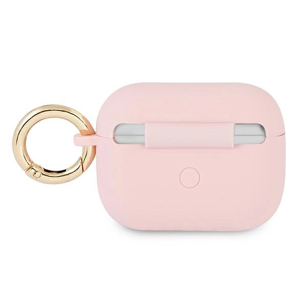 Guess GUAPSSSI AirPods Pro cover pink/pink Silicone Vintage Scripteng