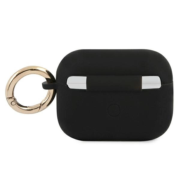 Guess GUAPSSSK AirPods Pro cover black/black Silicone Vintage Scripteng