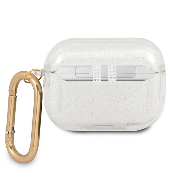 Guess GUAPUCG4GT AirPods Pro cover Transparent Glitter Collectioneng