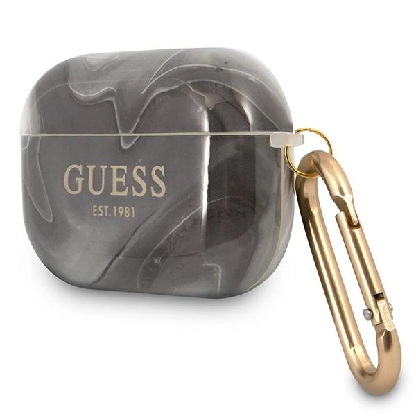 Guess GUAPUNMK AirPods Pro cover black/black Marble Collectioneng