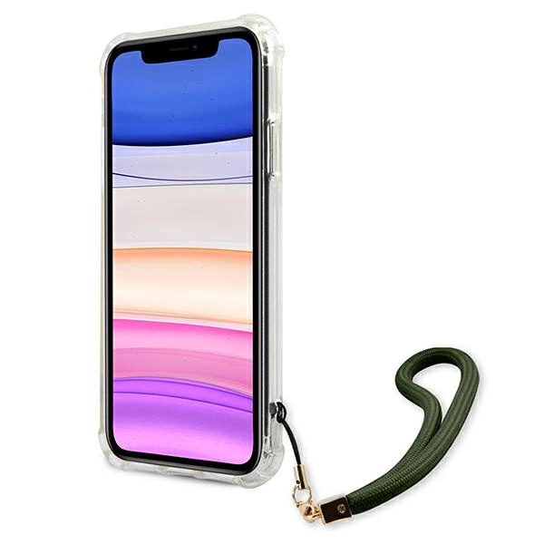Guess GUHCN61KSARKA iPhone 11 6.1" / Xr green/khaki hardcase Camo Collectioneng