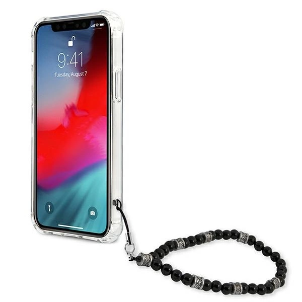 Guess GUHCP12LKPSBK iPhone 12 Pro Max 6.7" Transparent hardcase Black Pearleng
