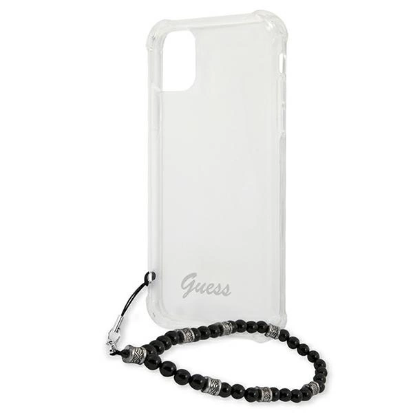 Guess GUHCP12LKPSBK iPhone 12 Pro Max 6.7" Transparent hardcase Black Pearleng