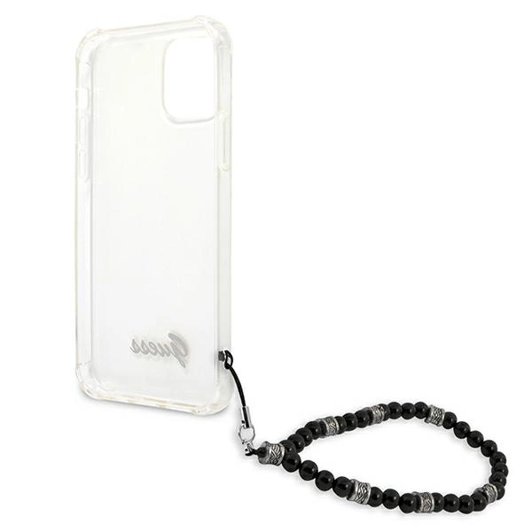 Guess GUHCP12LKPSBK iPhone 12 Pro Max 6.7" Transparent hardcase Black Pearleng