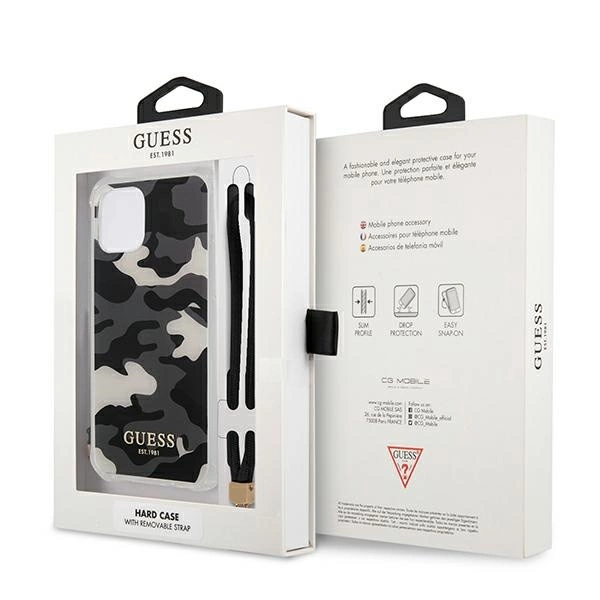 Guess GUHCP12LKSARBK iPhone 12 Pro Max 6.7" black/black hardcase Camo Collectioneng