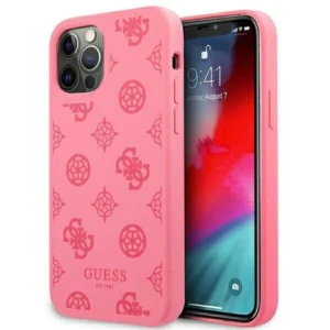 Guess GUHCP12LLSPEFU iPhone 12 Pro Max 6.7" fuchsia/fuchsia hard case Peony Collectioneng