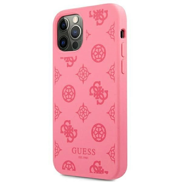 Guess GUHCP12LLSPEFU iPhone 12 Pro Max 6.7" fuchsia/fuchsia hard case Peony Collectioneng