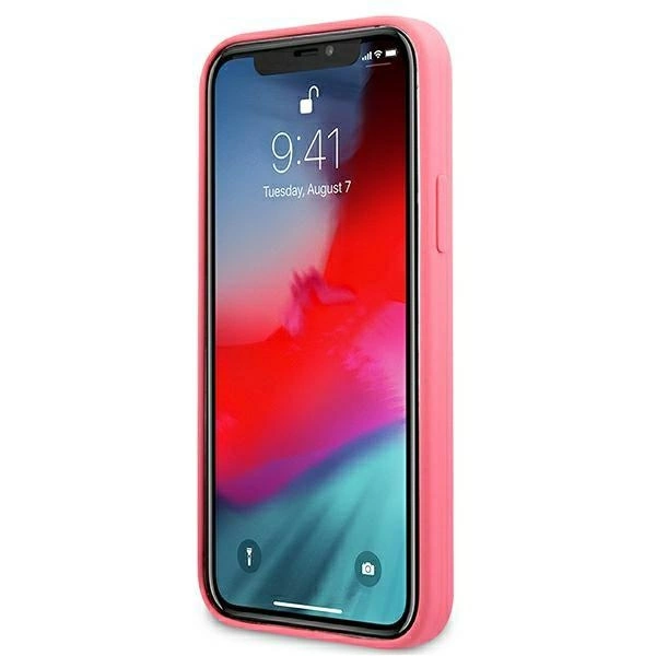 Guess GUHCP12LLSPEFU iPhone 12 Pro Max 6.7" fuchsia/fuchsia hard case Peony Collectioneng