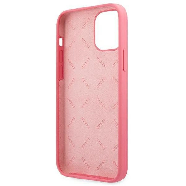 Guess GUHCP12LLSPEFU iPhone 12 Pro Max 6.7" fuchsia/fuchsia hard case Peony Collectioneng