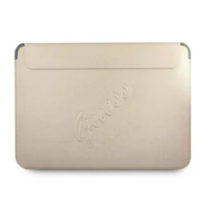 Guess Saffiano Script case for a 13" laptop - goldeng