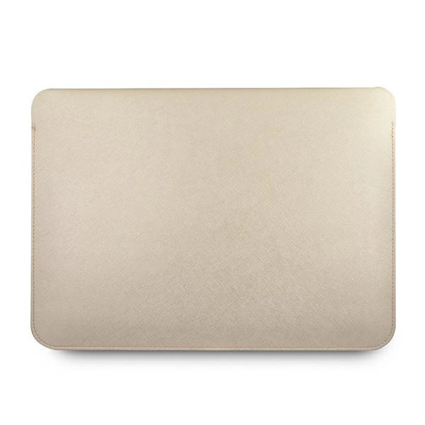 Guess Saffiano Script case for a 13" laptop - goldeng