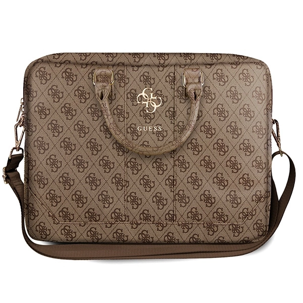 Guess 4G Big Logo bag for a 16'' laptop - browneng
