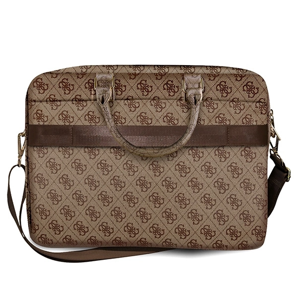 Guess 4G Big Logo bag for a 16'' laptop - browneng