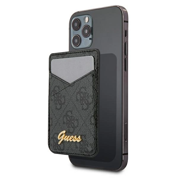 Guess Wallet Card Slot GUWMS4GTLBK MagSafe 4G grey/greyeng
