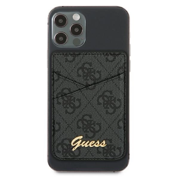 Guess Wallet Card Slot GUWMS4GTLBK MagSafe 4G grey/greyeng