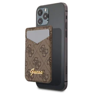Guess Wallet Card Slot GUWMS4GTLBR MagSafe 4G brown/browneng