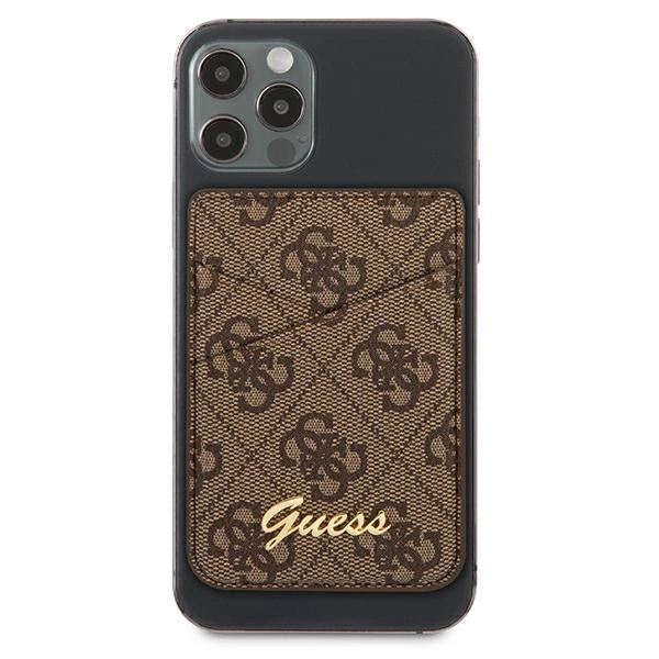 Guess Wallet Card Slot GUWMS4GTLBR MagSafe 4G brown/browneng