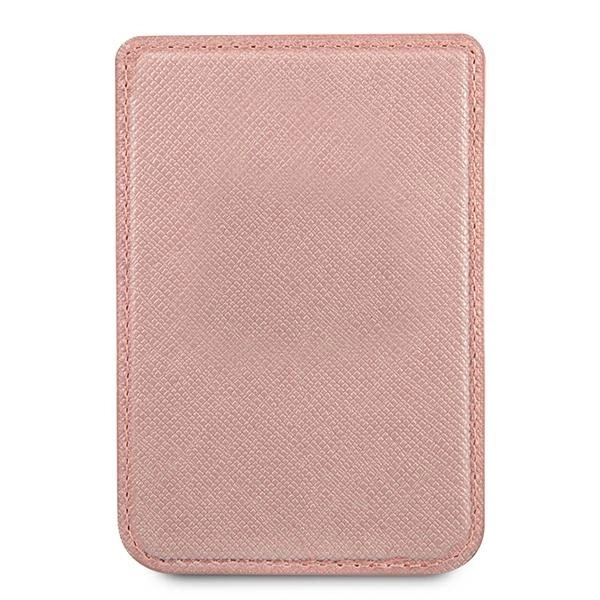Guess Wallet Card Slot GUWMSSASLPI MagSafe Saffiano pink/pinkeng
