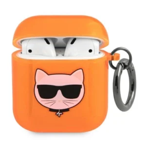 Karl Lagerfeld KLA2UCHFO AirPods cover pomarańczowy/orange Choupetteeng