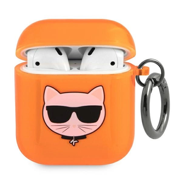 Karl Lagerfeld KLA2UCHFO AirPods cover pomarańczowy/orange Choupetteeng