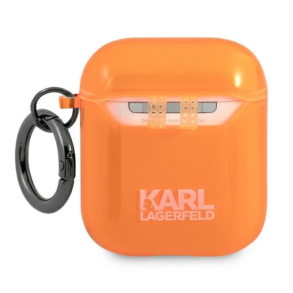Karl Lagerfeld KLA2UCHFO AirPods cover pomarańczowy/orange Choupetteeng