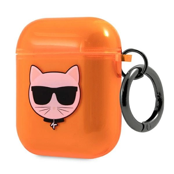 Karl Lagerfeld KLA2UCHFO AirPods cover pomarańczowy/orange Choupetteeng