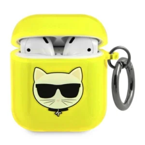 Karl Lagerfeld KLA2UCHFY AirPods cover żółty/yellow Choupetteeng
